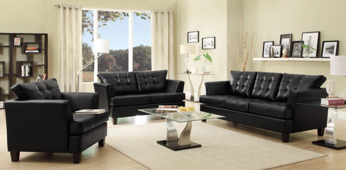 Contemporary leather seating