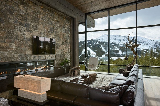 Amazing views in this modern mountain home
