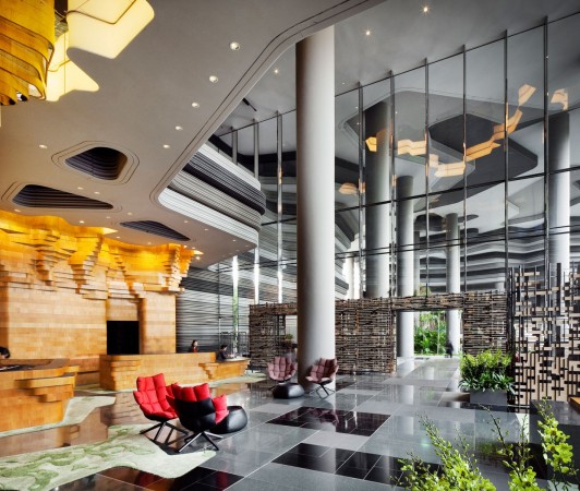 Keywords: Hotel Lobbies, Interior Design

Modified Description: Exploring how hotel lobbies exemplify interior design.