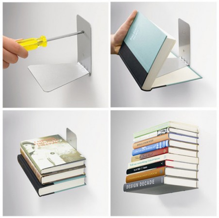 "Conceal Book Shelf” created by the designer Miron Lior 