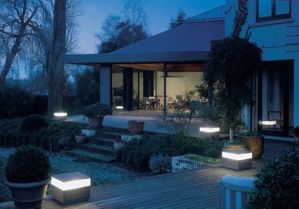 modern lights for the garden