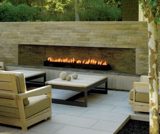 modern outdoor fireplaces ideas