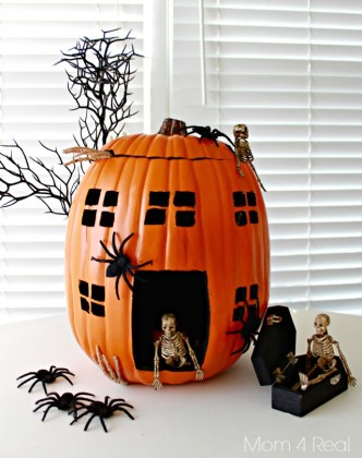 23 Ways To Decorate Pumpkins - Michaels Custom Carved Pumpkins