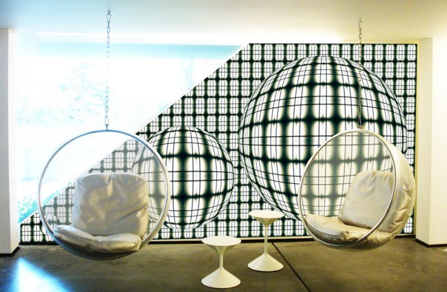 Eero Aarnio created his famous Bubble Chair
