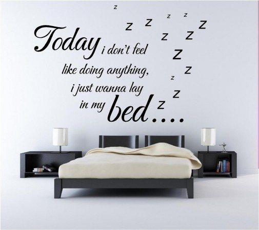 creative wall sticker for modern bedrooms