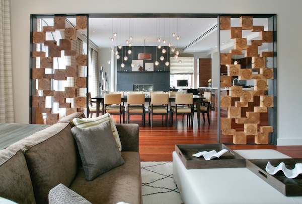 Unique room partitions give a boost to style