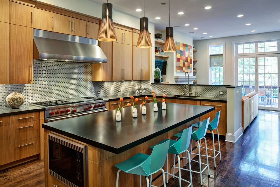 31 Cool and Colorful Kitchens
