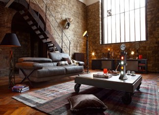 Masculine industrial style