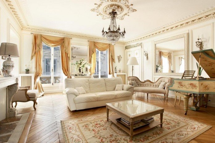 Romantic Parisian interior