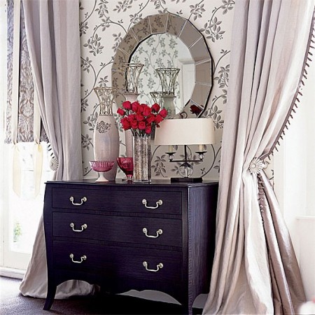 Beautiful dresser really stands out with fresh paint