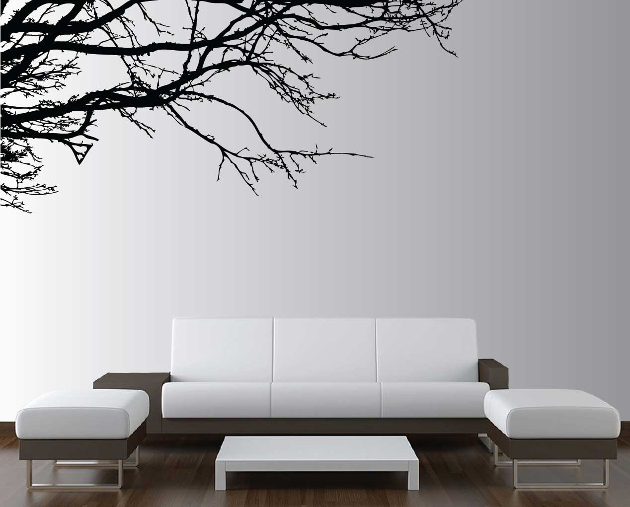 unique wall decals for living room