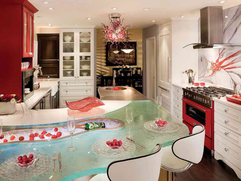 31 Cool And Colorful Kitchens
