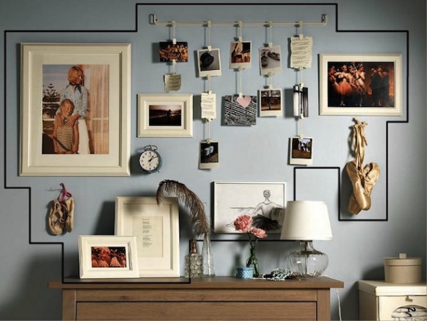 How to create a unique gallery wall.