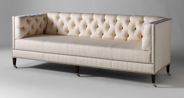 A tufted seating.
