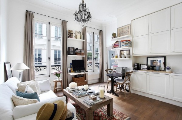 Paris apartment interior 