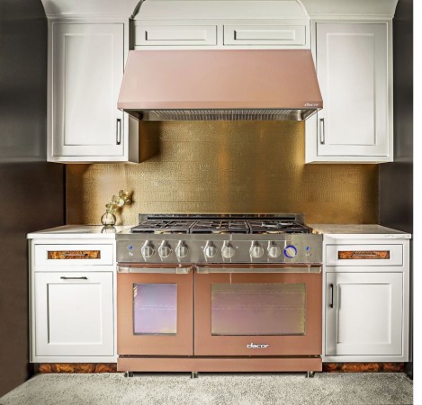 Copper kitchen appliances