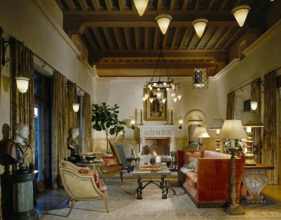 Italian villa style interior 