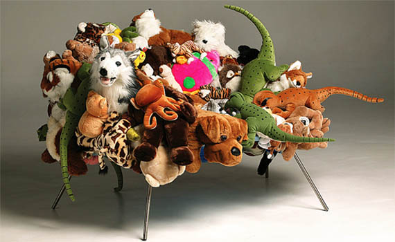 Ways to incorporate stuffed animals into your home decor.