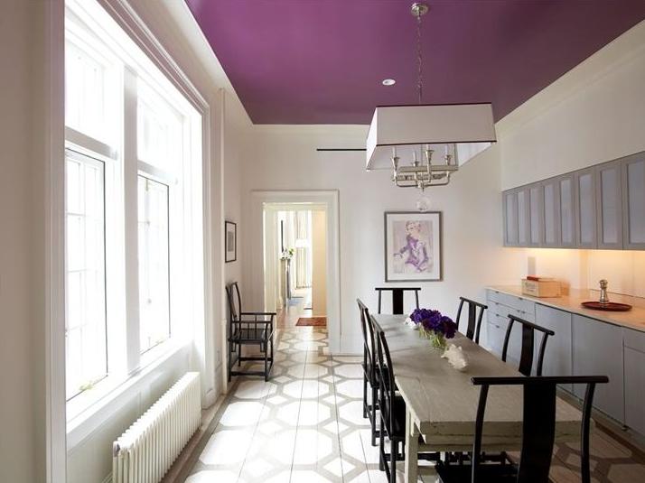 Eye-catching purple ceiling (Jordan Guide).