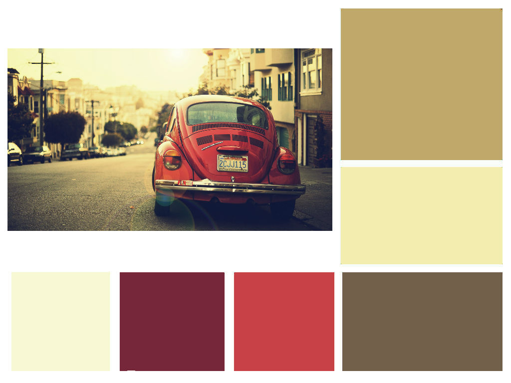Creating Custom Color Schemes from vw beetle.
