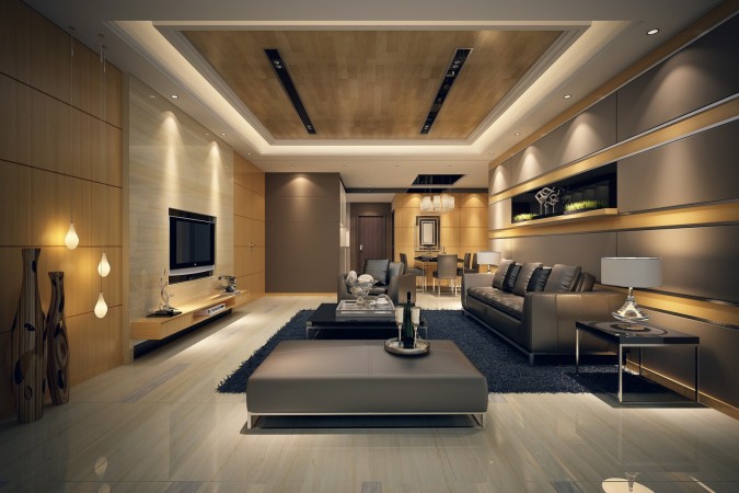 Sleek modern interior 
