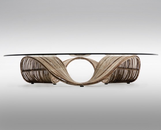 Wave coffee table designed by Vito Selma