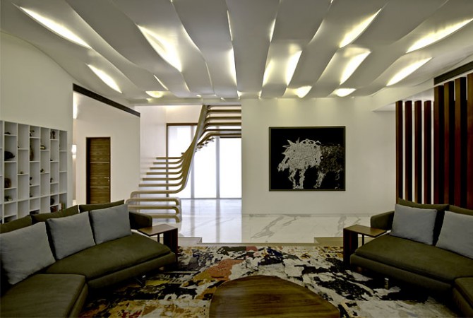Wave ceiling 