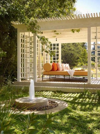 Outdoor daybed for backyard relaxation