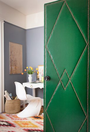 8 Unique green door ideas in a room.