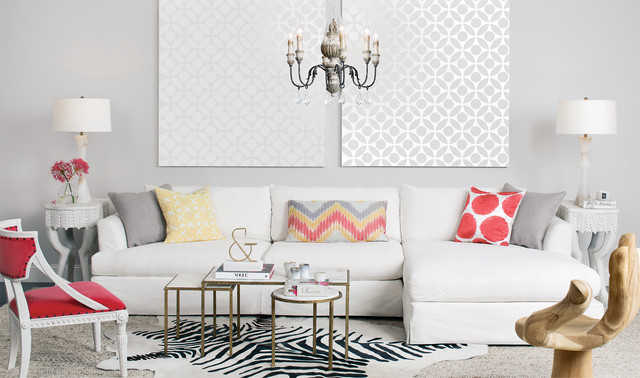 Pastel living room