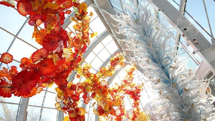 Dale Chihuly display in Seattle 