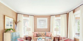 Beautiful pastel living room