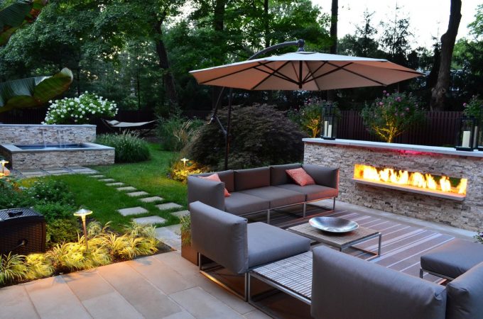 Comfortable and relaxing outdoor seating area