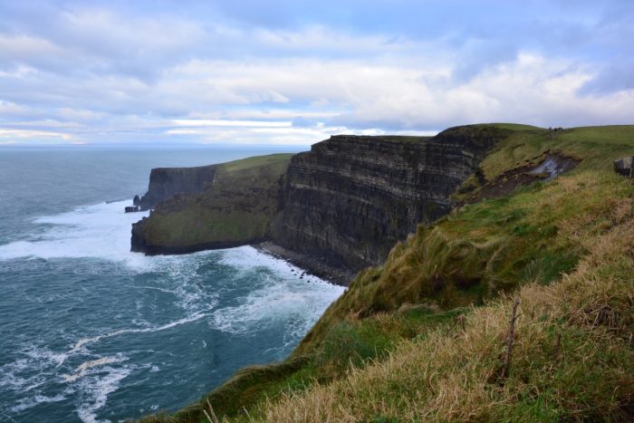 Cliffs in Ireland.