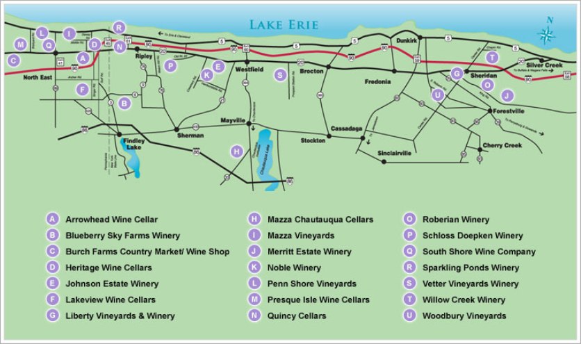 erie pa wine tour packages