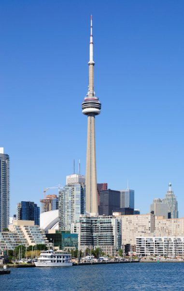 Toronto skyline, CN Tower.