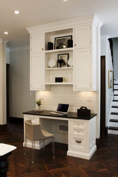 Indeed, a kitchen desk is a modern convenience! http://www.decorpad.com