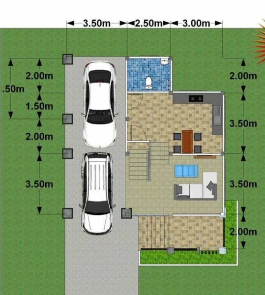 Small House Plans with Garage