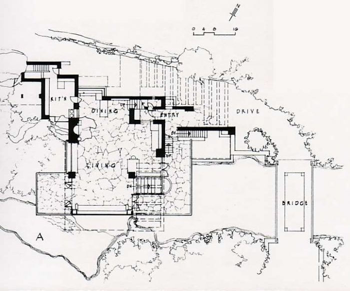 Frank Lloyd Wright house design.