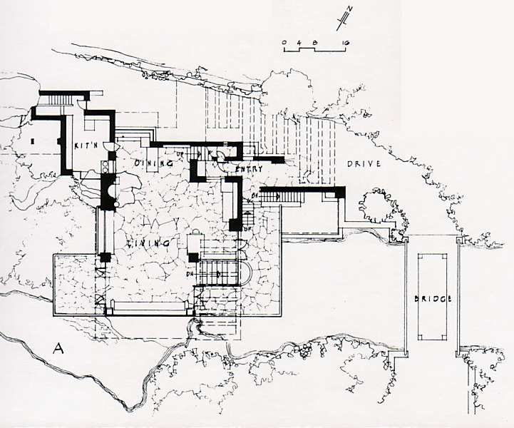Frank Lloyd Wright Fallingwater Floor Plan