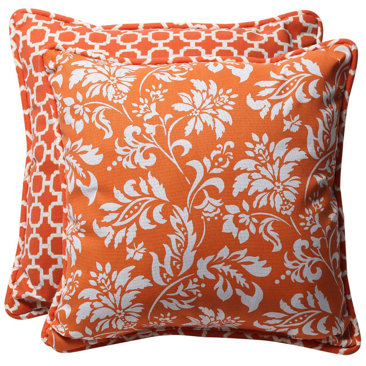 tangerine pillows