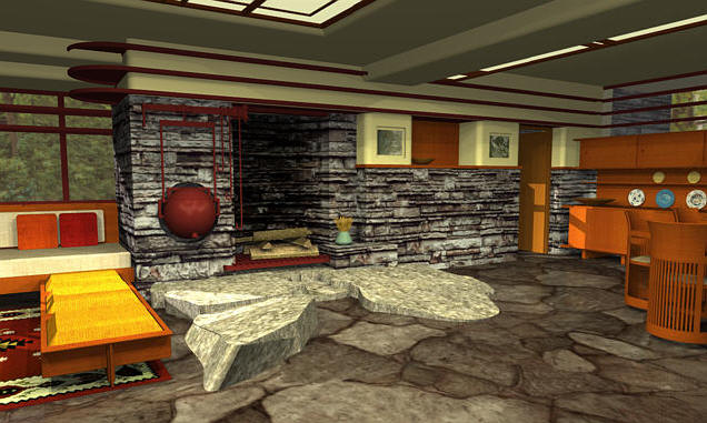 Keywords: living room, 3D rendering