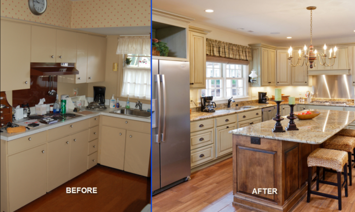A total kitchen makeover takes this kitchen from drab to fab!
