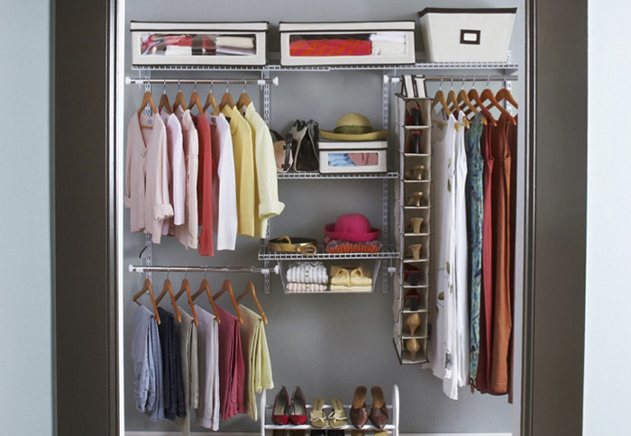 small closet organization 