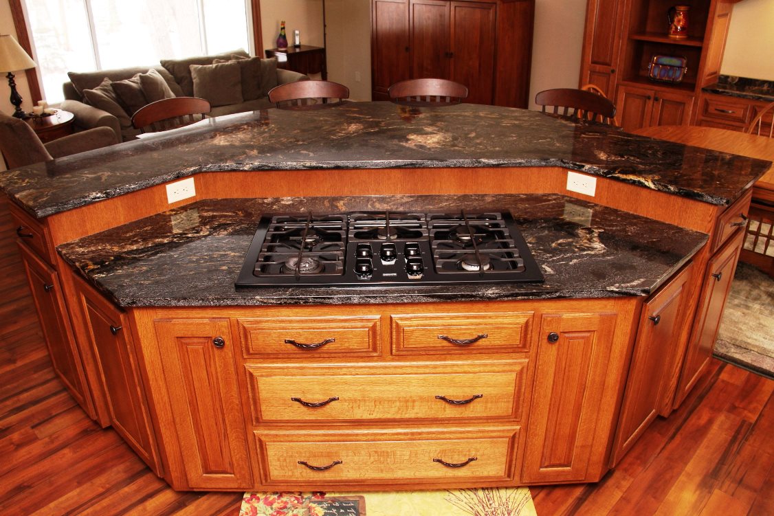 Image Kitchen Island With Cooktop 2015 Kitchen Island With Stove