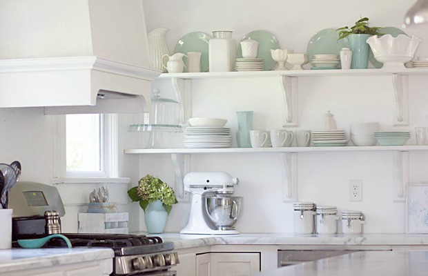 Indeed, decorators use this trick to give a small kitchen a larger feel