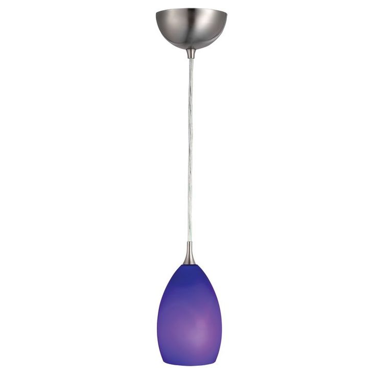 A light fixture with a Pantone's Ultra Violet shade.