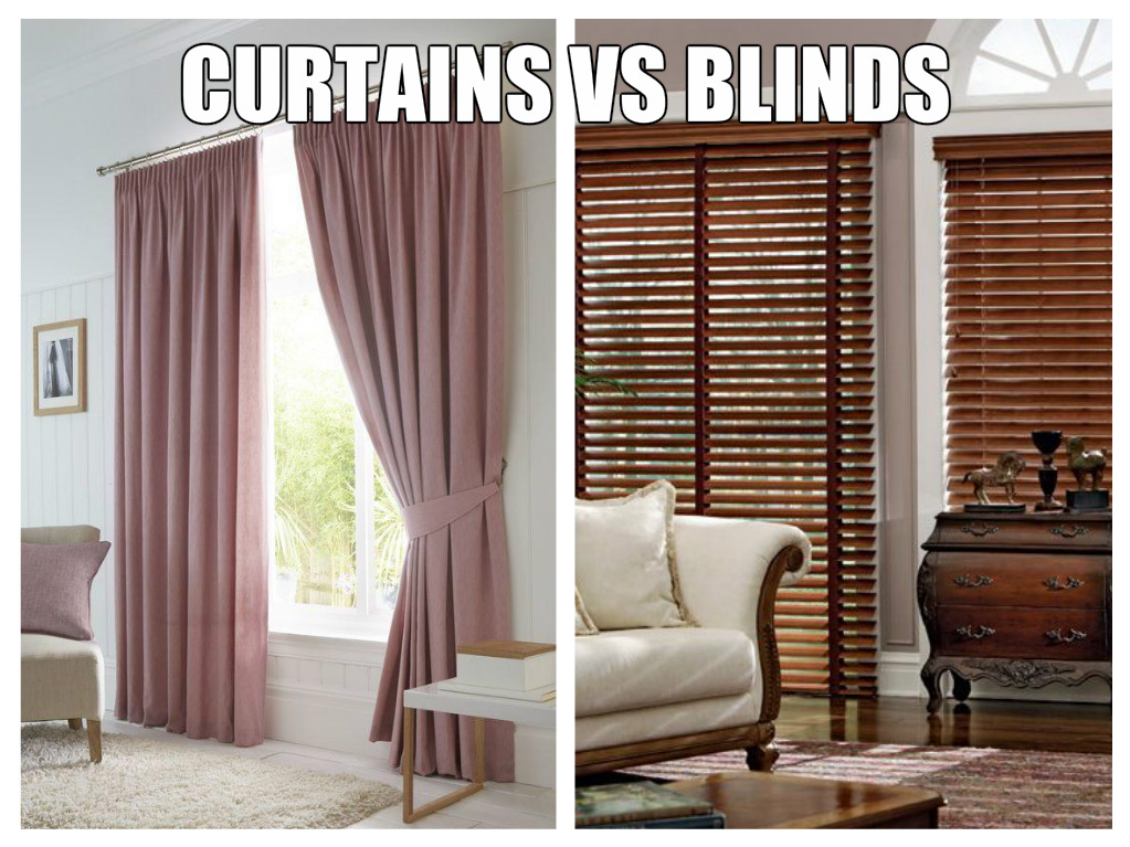 Comparison of curtains and blinds.