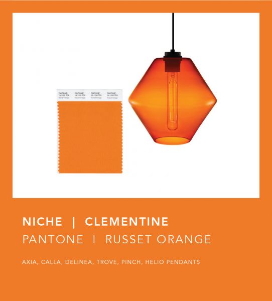 Clementine pantone rust orange for fall 2018.