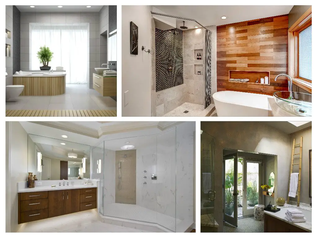 Modern bathroom interior designs collection